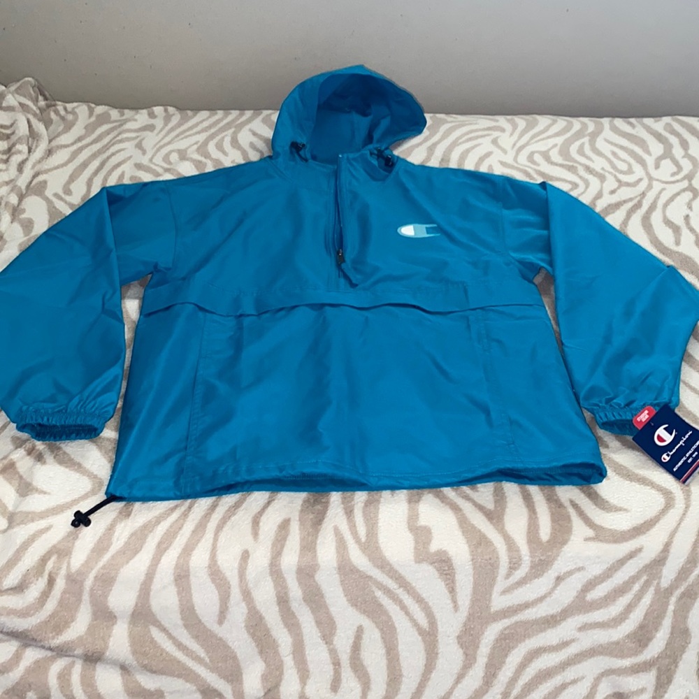 Champion pullover windbreaker hoodie